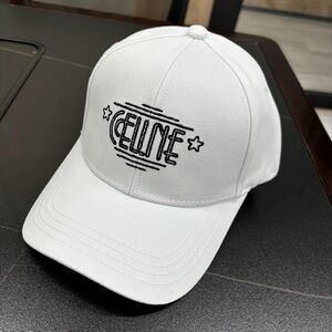 Celine white baseball cap
